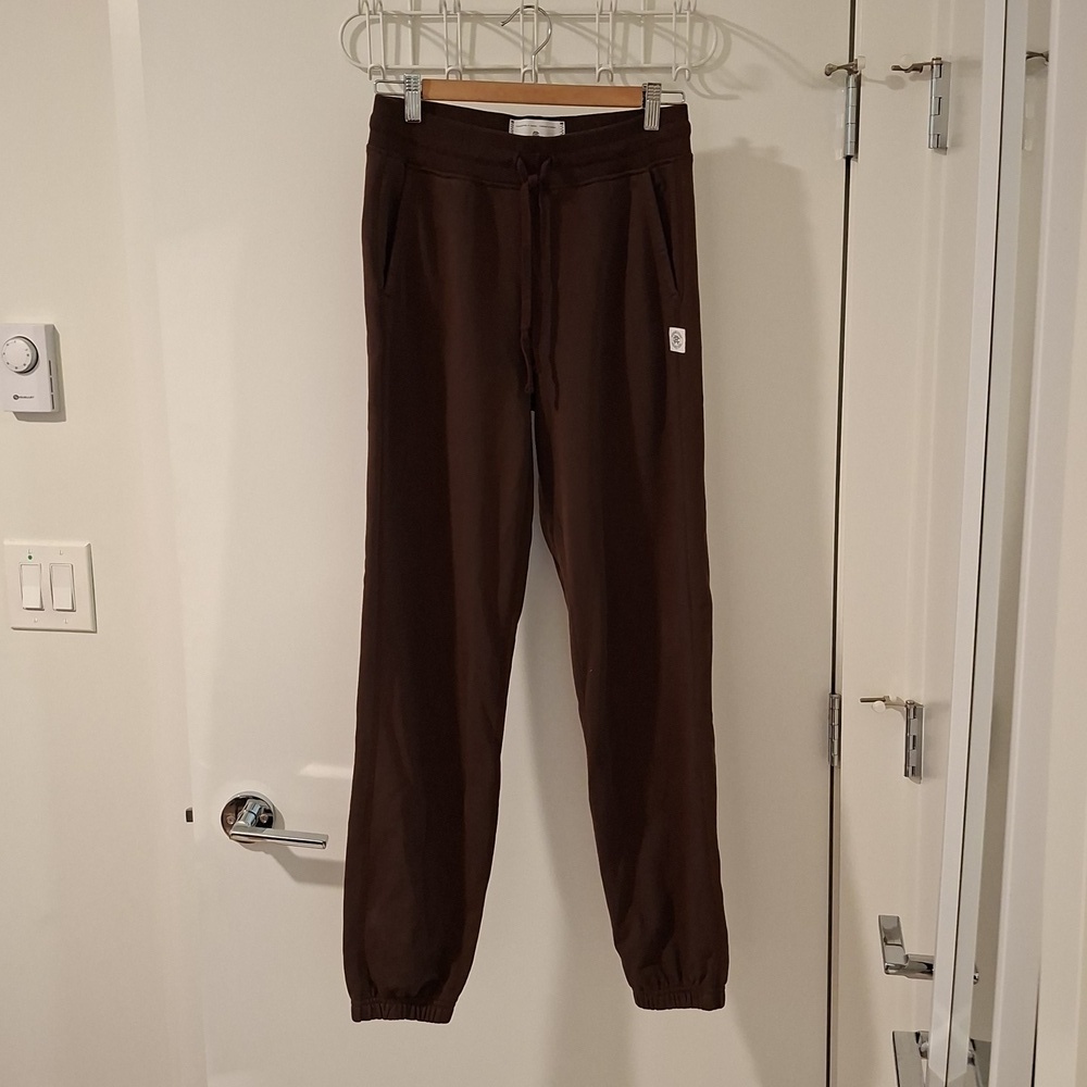 Reigning Champ Men's Midweight Terry Sweatpants in Chocolate Brown (Size S)